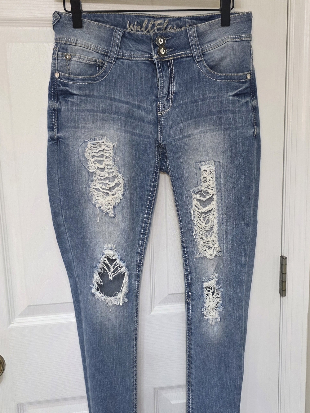 Light Blue Women's Skinny Jeans